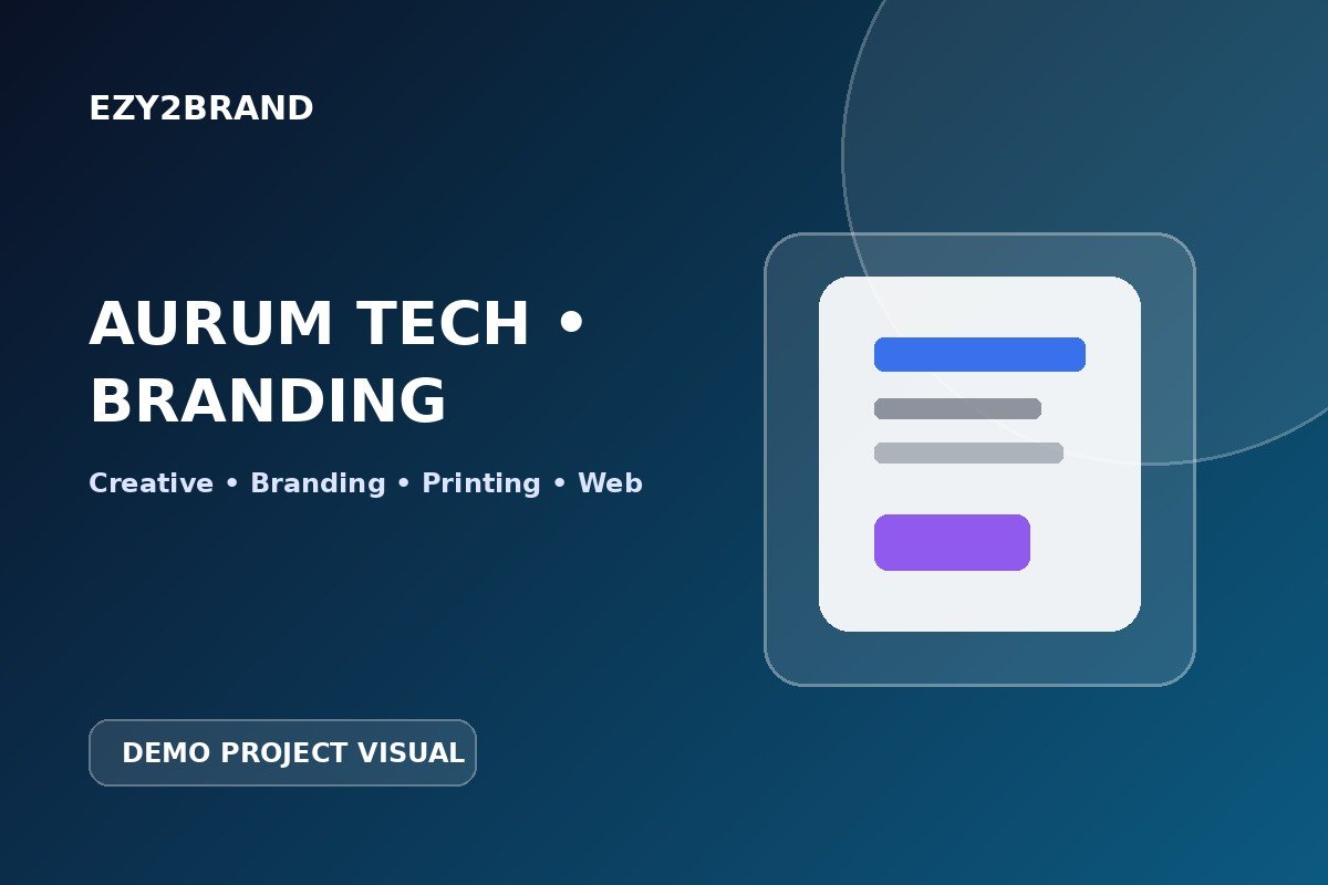 Aurum Tech Brand Identity