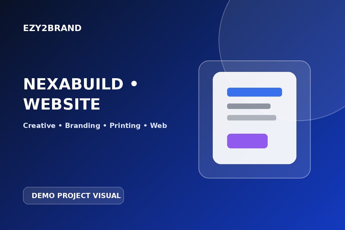 NexaBuild Corporate Website