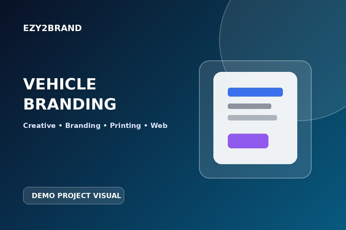 Vehicle Branding Package
